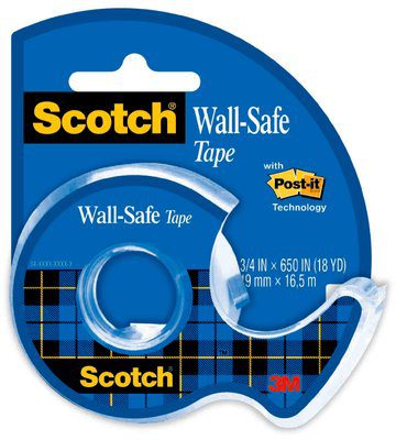 Do You Have “Artwork” to Hang?  Try Scotch® Wall-Safe Tape.