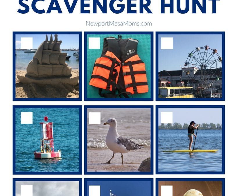 PRINTABLE Newport Bay Scavenger Hunt