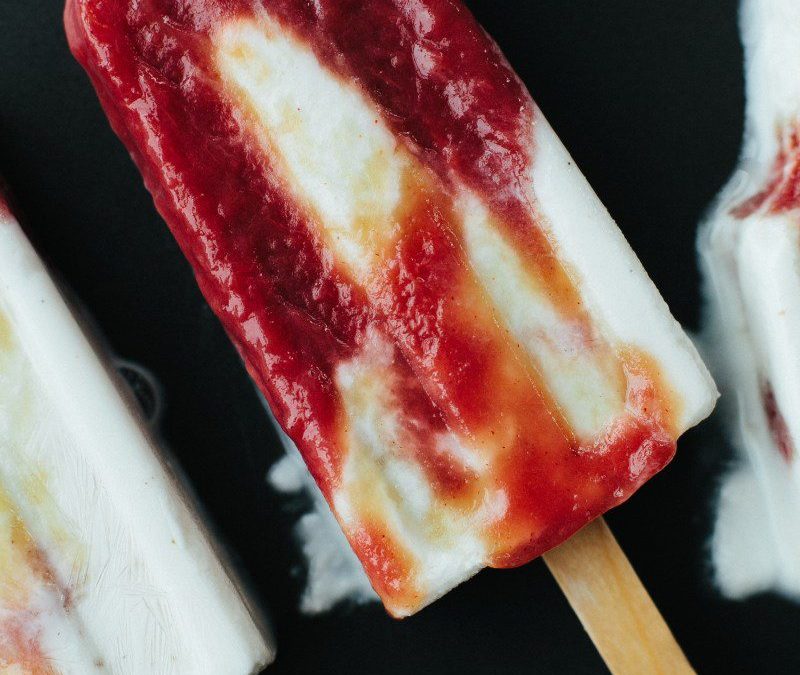 Coconut Rhubarb Creamsicles // Not Without Salt