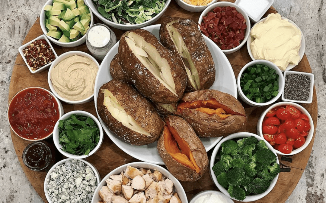 Quick Dinner Idea: Baked Potato Bar