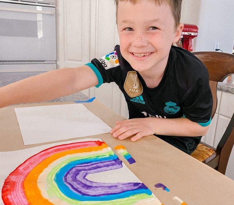 DIY Rainbow Art!