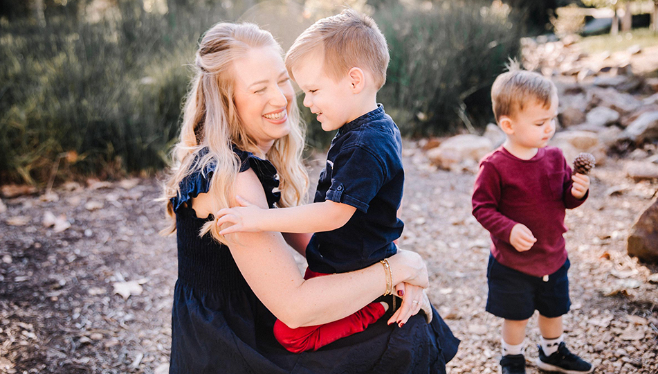 “We stay strong for our kids, but we need to stay healthy for them too.”