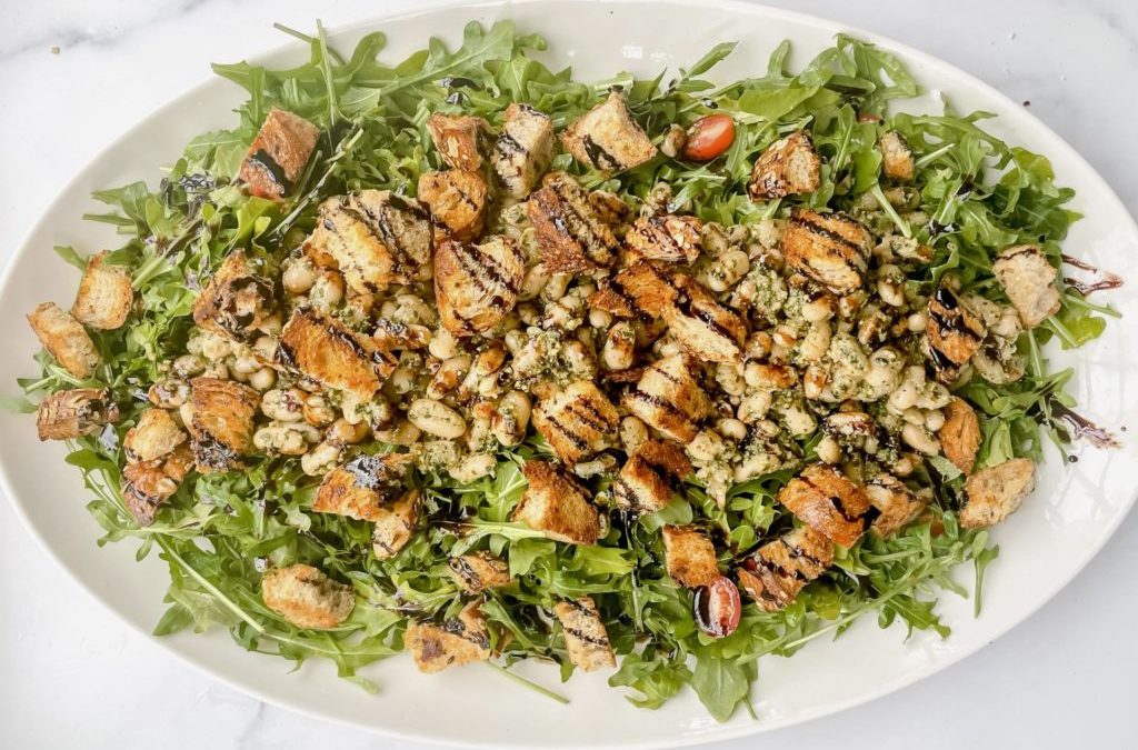 White Bean Pesto Salad