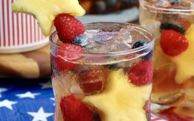 Sparkling Sweet Tea Sangria for Summer!