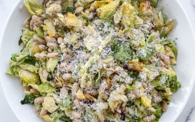 Air Fried Artichoke Salad with Lemon Parmesan Dressing