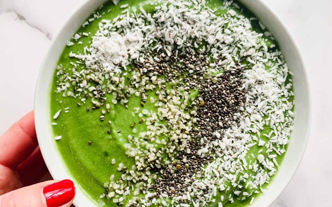 Green Coconut Collagen Smoothie Recipe