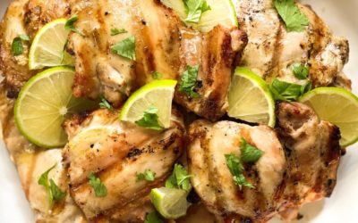Honey Lime Grilled Chicken Thighs