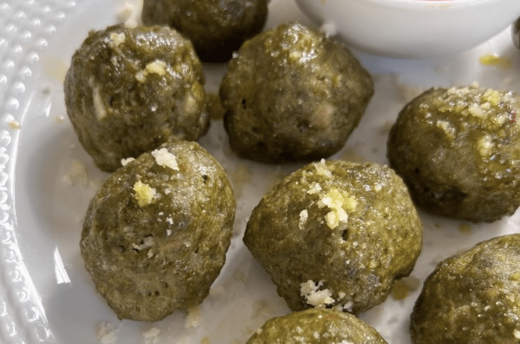 Turkey Pesto Meatballs