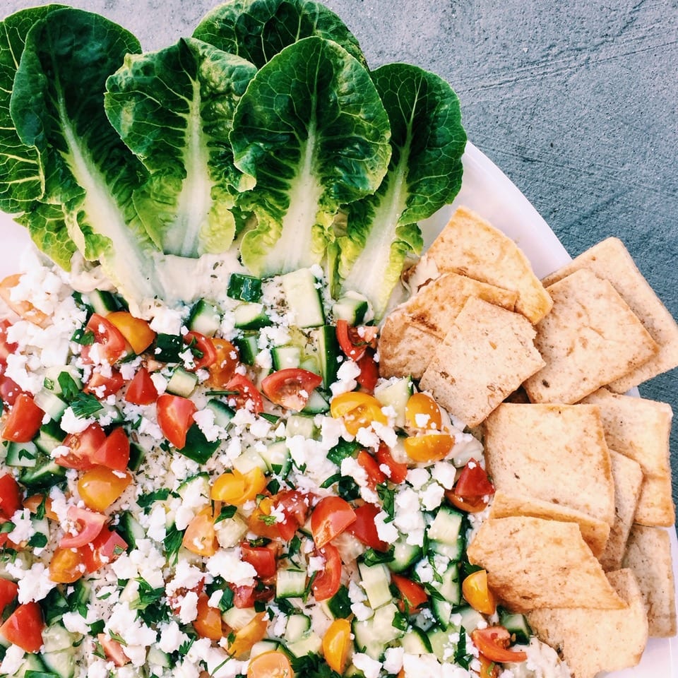 Greek Salad Hummus