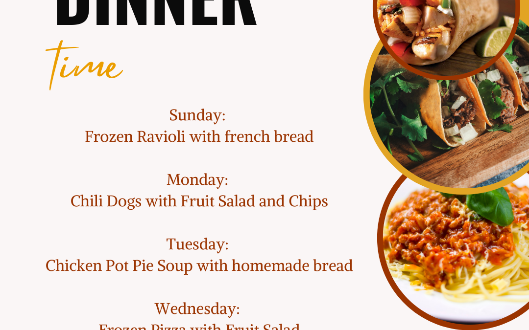 Let’s Make Dinner {11/17-11/23}
