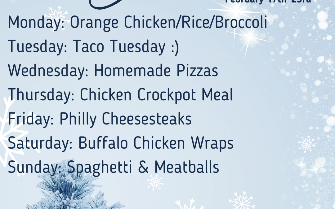 Let’s Make Dinner {2.17-2.23}