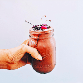 Chocolate Cherry Smoothie!